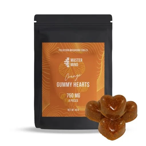 buy Mastermind – Orange Gummy Hearts 3000mg online in Oregon, Bend USA
